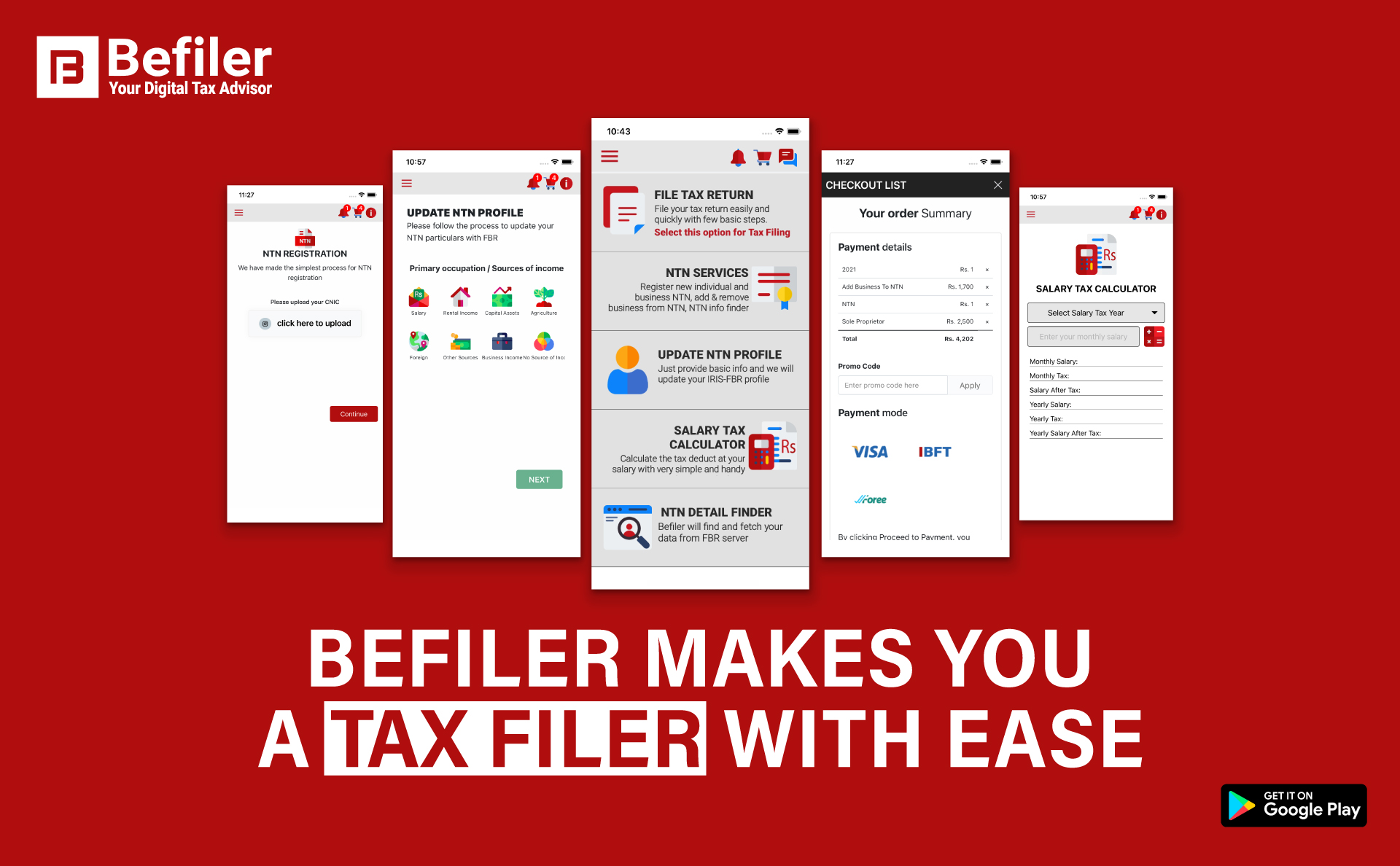 Befiler Makes You a Tax Filer with Ease